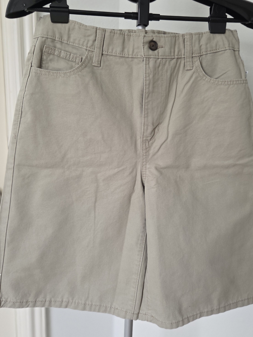 Old Navy Boy's Flat Front Shorts - Light Beige